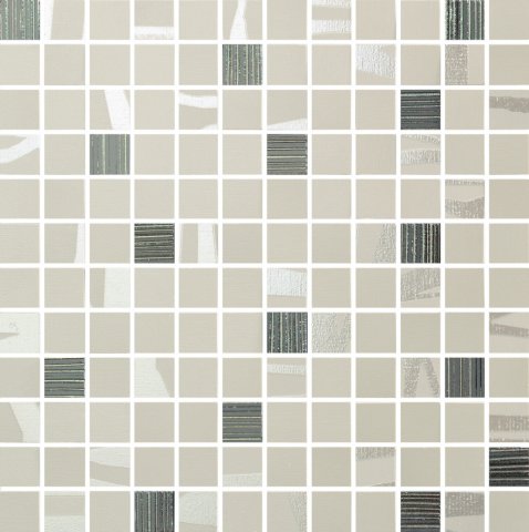 Silver Mosaico Happy 30x30